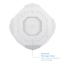 Bloem Tuxton Hexagon Planter: 8" - Black - Modern Unique Geometic Small Pl, Durable Resin, Modern Design, Optional Drainage Holes, for Indoor & Outdoor Use, Gardening, 1.7 Gallon Capacity