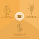 Organic India Tulsi Sleep Herbal Tea - Holy Basil, Stress Relieving & Relaxing, Immune Support, Balances Sleep Cycles, Vegan, USDA Certified Organic, Non-GMO, Caffeine-Free - 18 Infusion Bags, 6 Pack