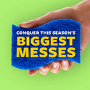 Scotch-Brite Zero Scratch Scrub Sponges for Cleaning Kitchen, Bathroom, and Household, Non-Scratch Sponges Safe for Non-Stick Cookware, 6 Scrubbing Sponges