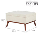 Kingfun Tbfit 65" W Loveseat Sofa, Mid Century Modern Decor Love Seat Couches for Living Room, Button Tufted Upholstered Love Seats Furniture, Solid and Easy to Install Small Couch for Bedroom, Grey…