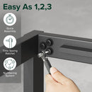 ZINUS Paul Metal and Bamboo Platform Bed Frame, Wood Slat Support, No Box Spring Needed, Easy Assembly, King