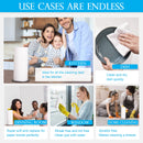 Reusable Paper Towels Washable Roll: 50Pack Paperless Paper Towels Tear Away 12x12In Eco Friendly Absorbent Cloth Paper Towels Reusable Washable for Kitchen Zero Waste (Gray)