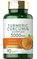 Carlyle Turmeric Curcumin with Bioperine | 3000 mg | 90 Powder Capsules | Joint Support Complex with Black Pepper | Non-GMO, Gluten Free Supplement